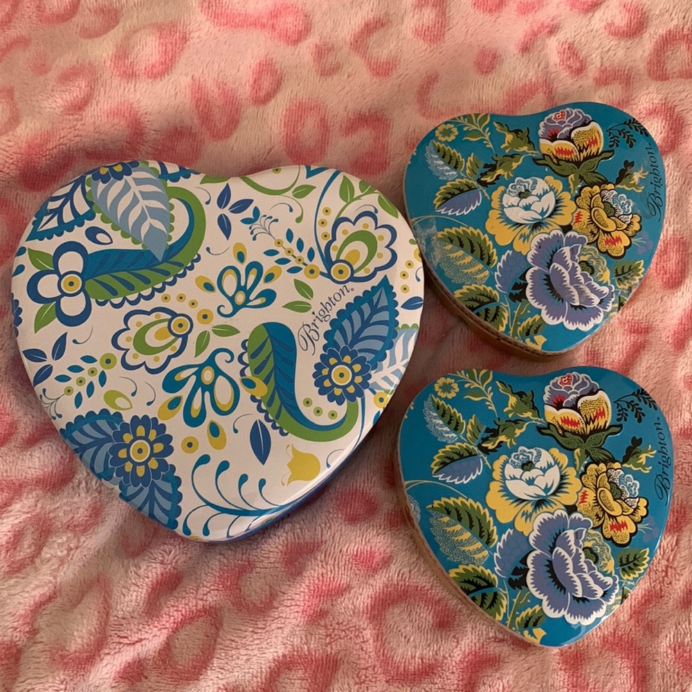 Brighton Jewelry Tins (3) count empty